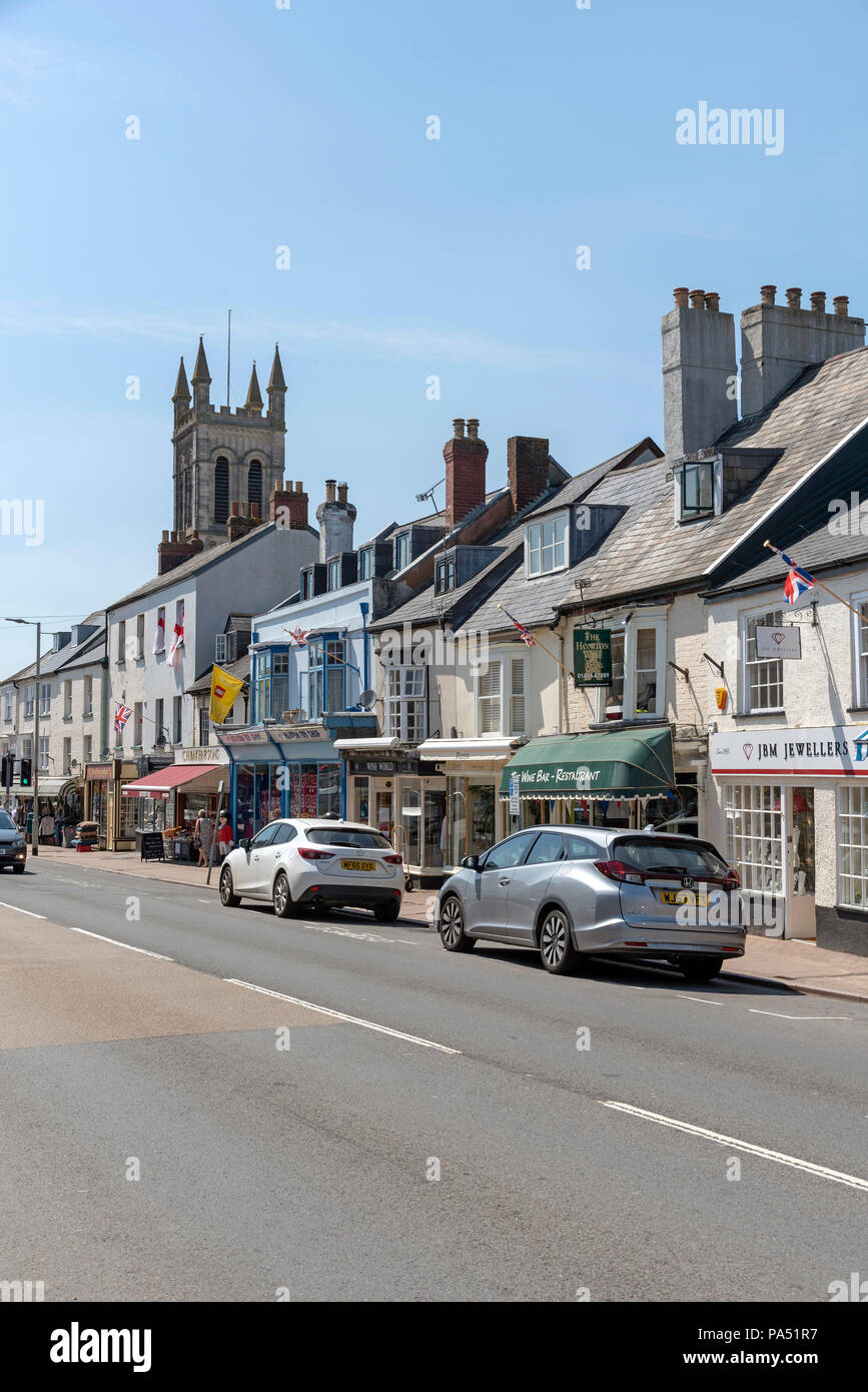 High Street Honiton, Devon, England, UK Stock Photo Alamy