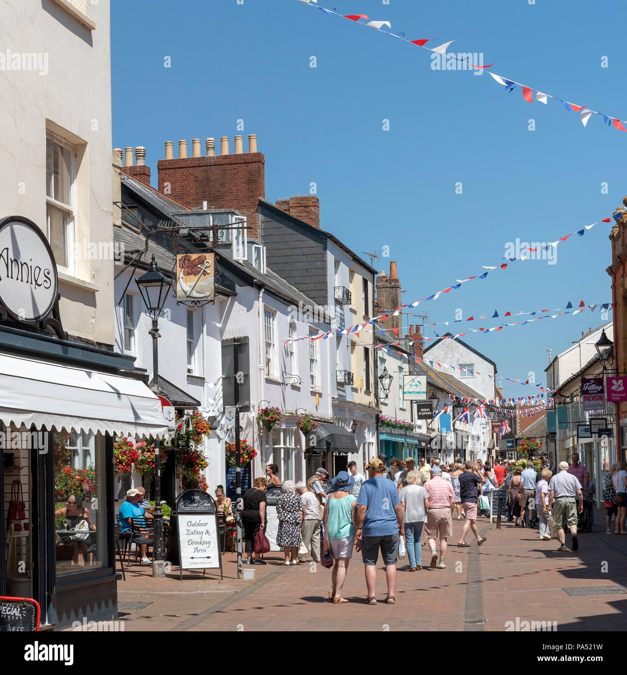 Sidmouth town centre hires stock photography and images Alamy