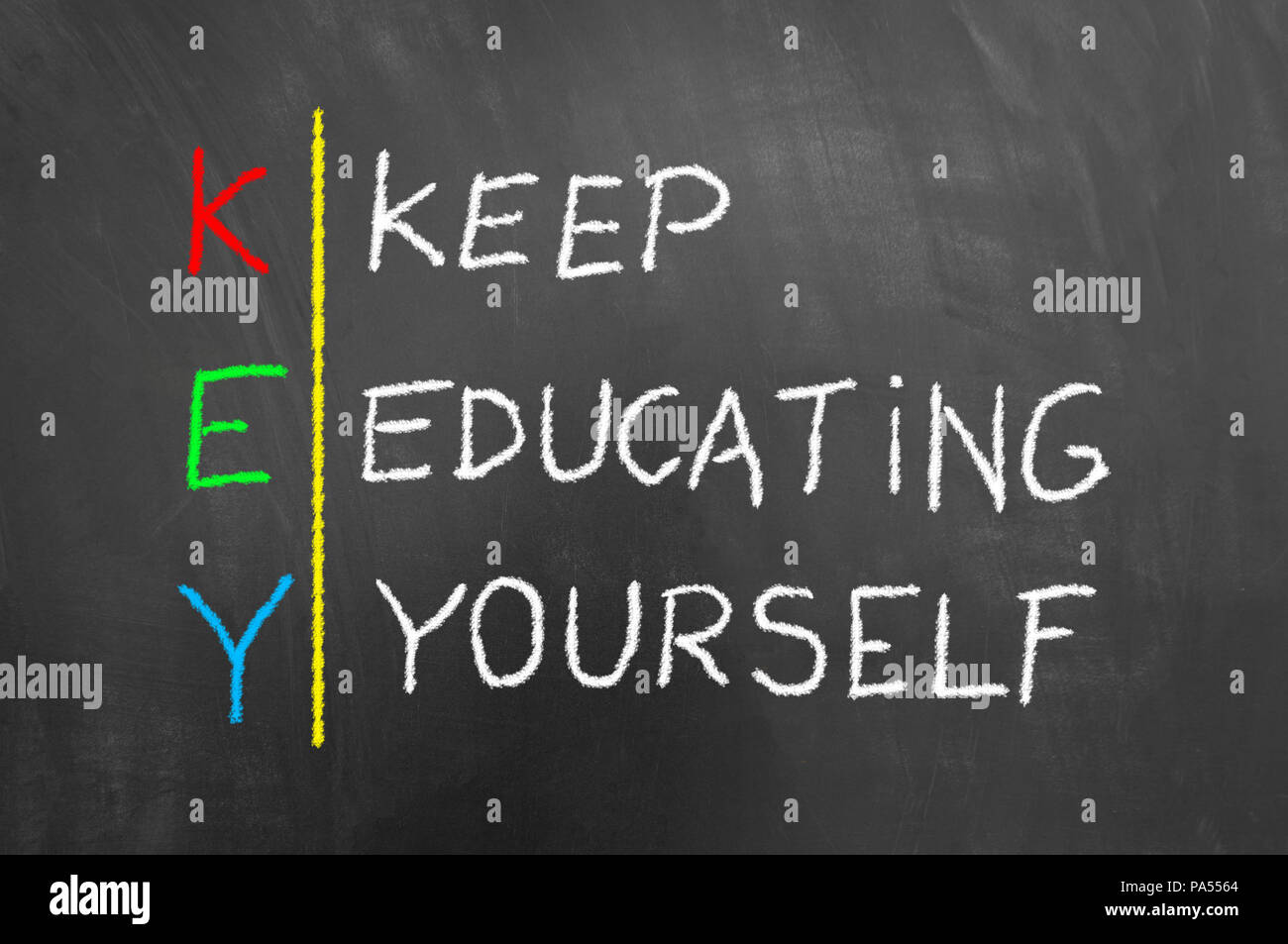 chalkboard text