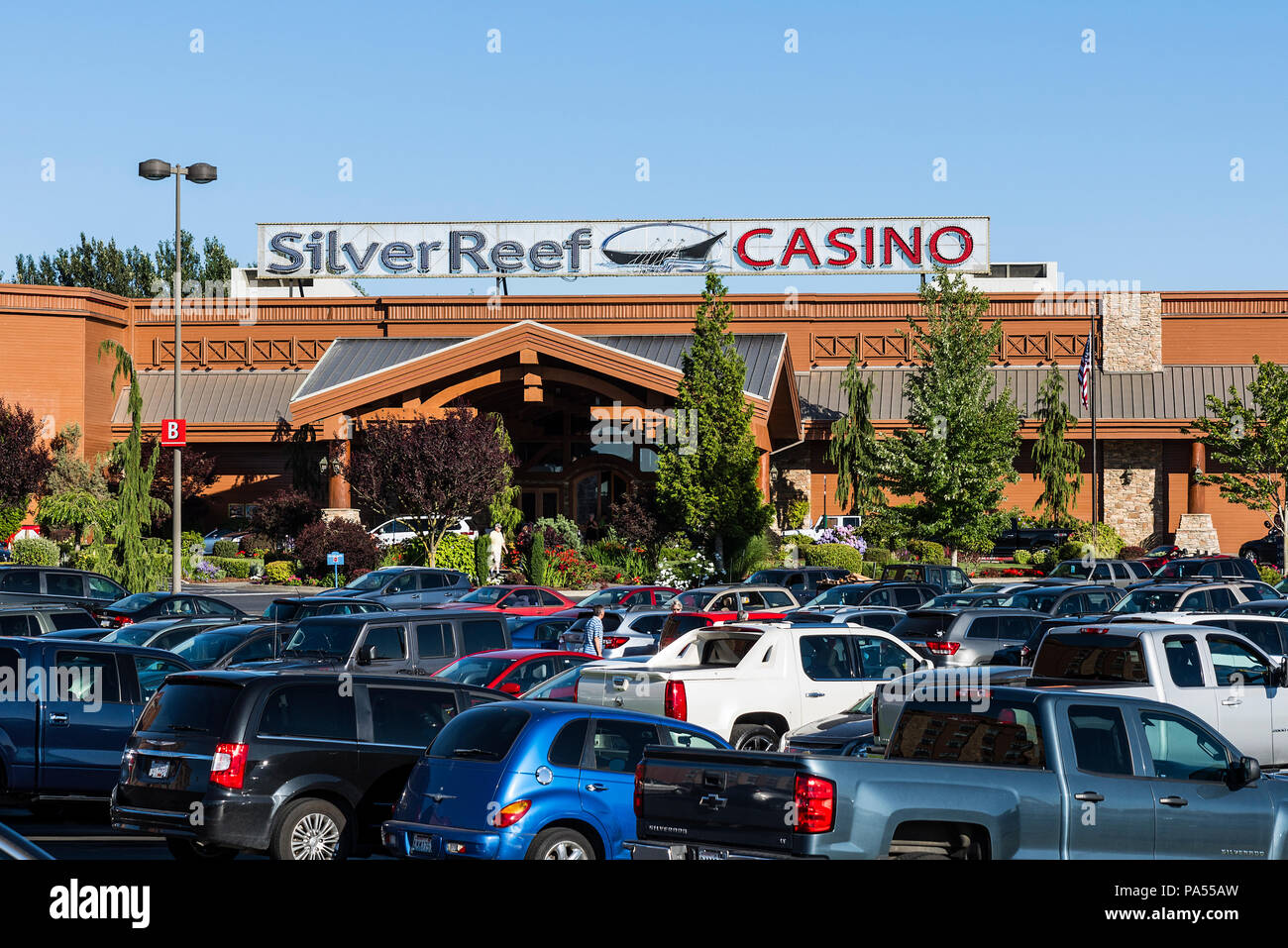 The Silver Reef Casino, Ferndale, Washington, USA. Native American Lummi Stock Photo Alamy