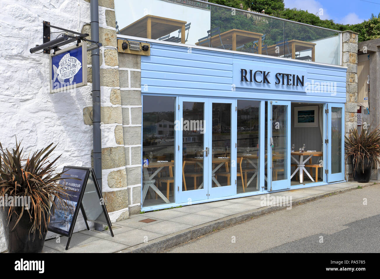 Rick Stein's Fish and Shellfish restaurant in Porthleven, Cornwall