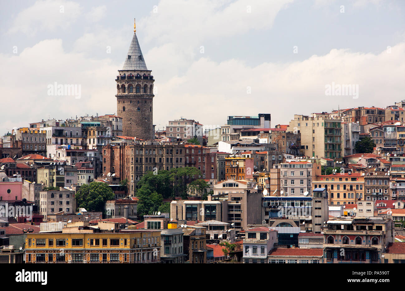 Istanbul Galata Tower Galata Kulesi Stock Photo Alamy