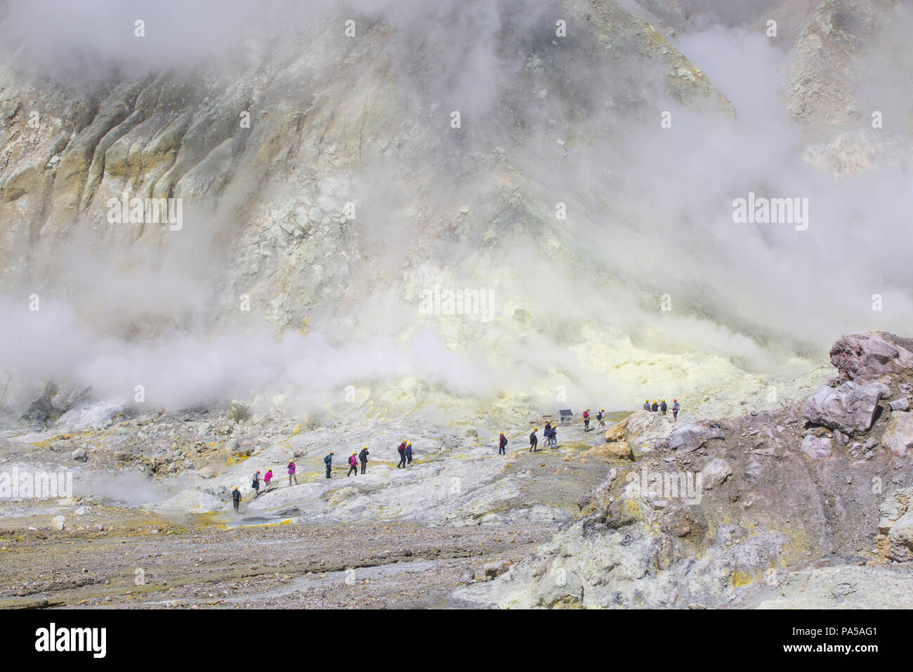 White Island active volcano, New Zealand Stock Photo