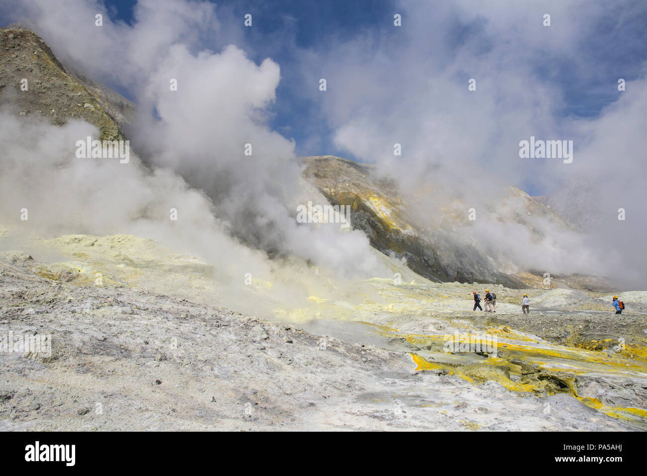 White Island active volcano, New Zealand Stock Photo