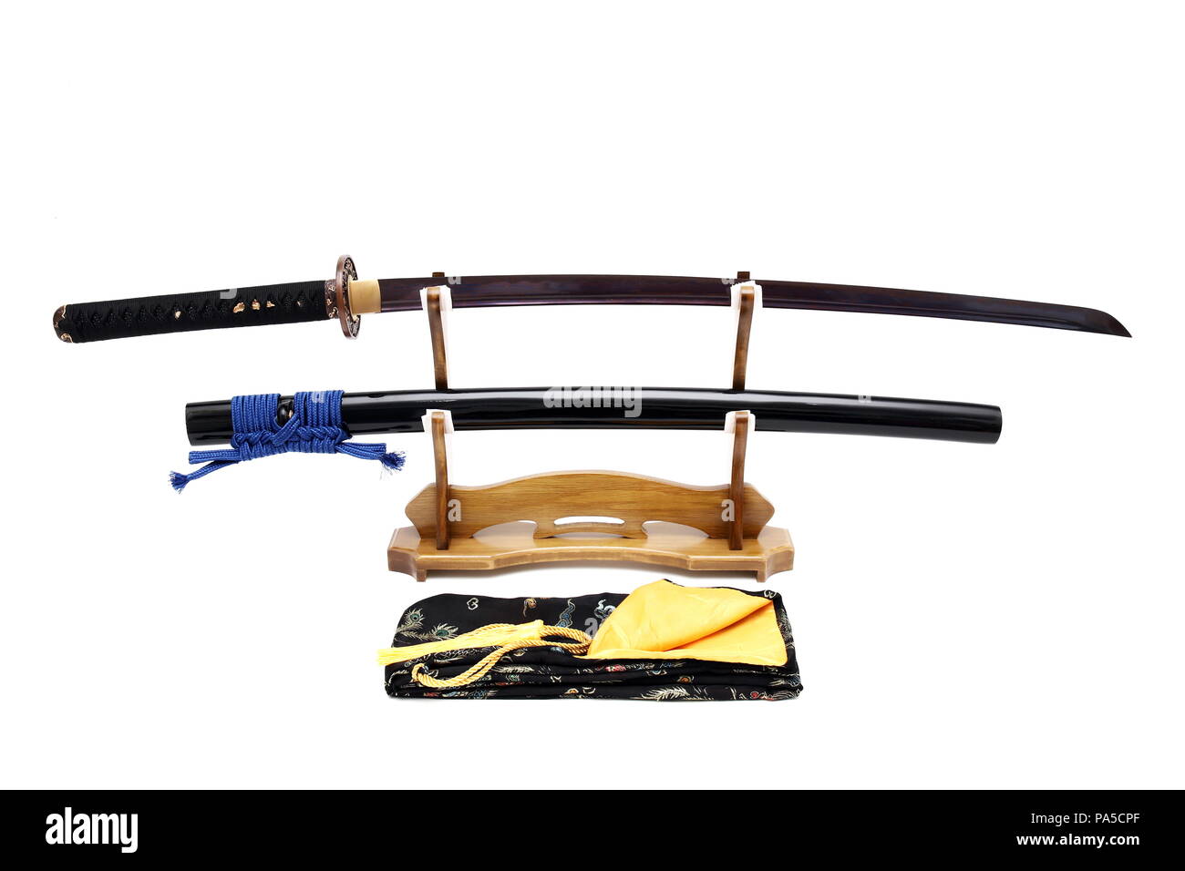 Samurai Sword Rendering Katana Flower Lake