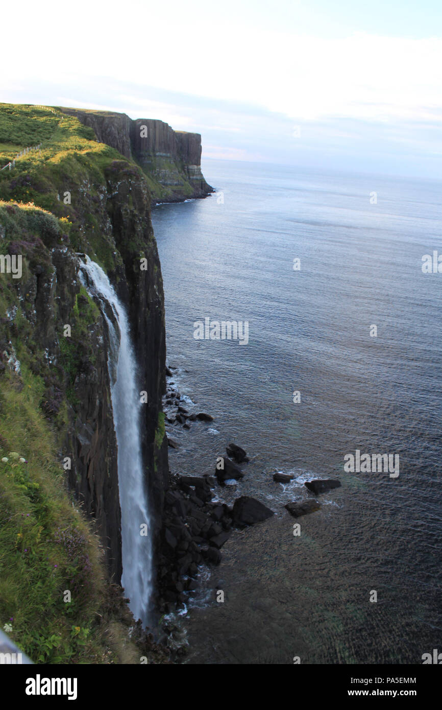 Kilt Rock on the Isle of Skye Stock Photo - Alamy