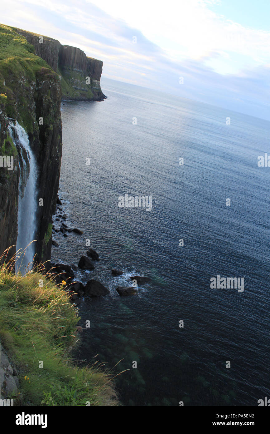 Kilt Rock on the Isle of Skye Stock Photo - Alamy