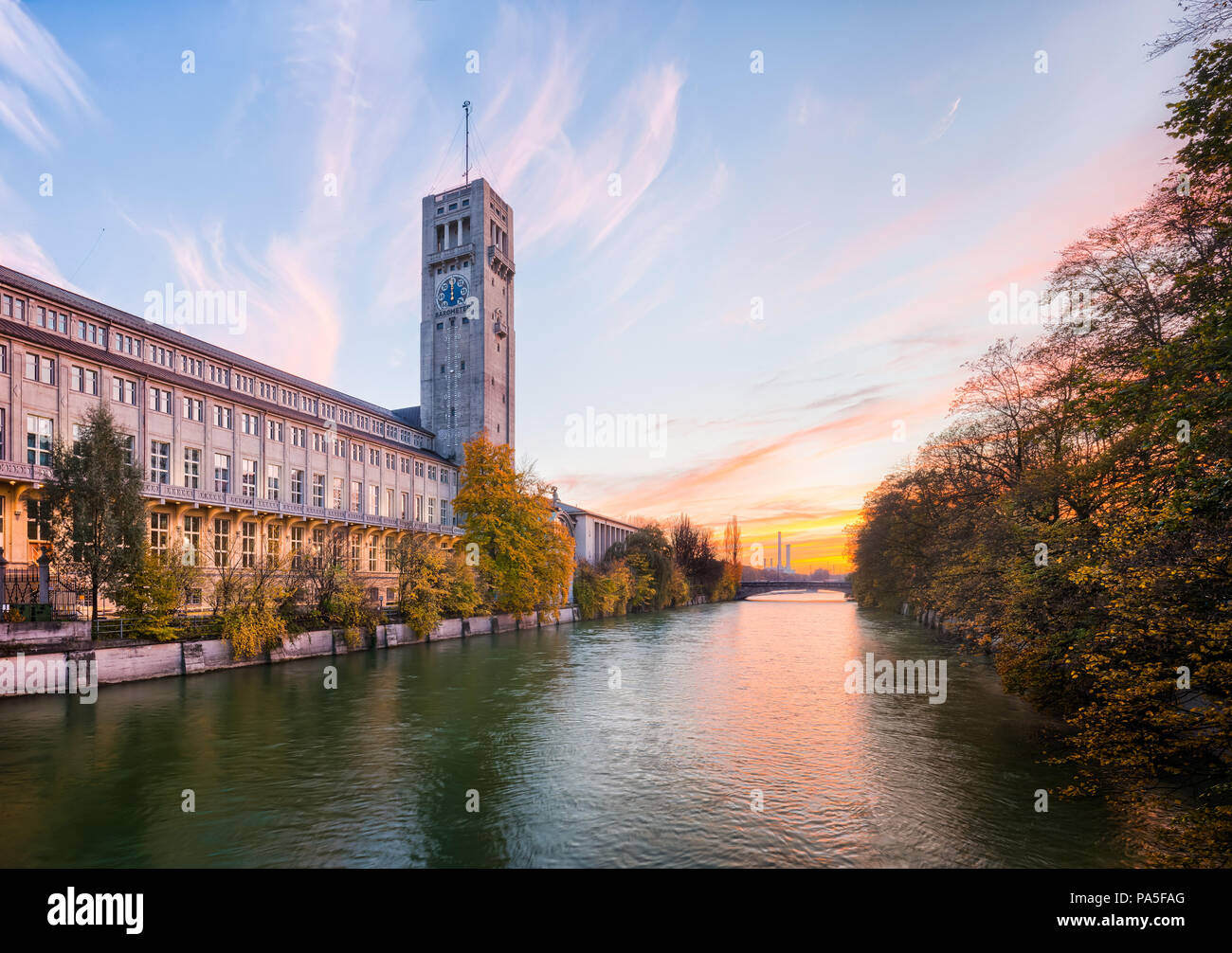 Deutsche Museum von Meisterwerken der Naturwissenschaft und Technik München Stock Photo