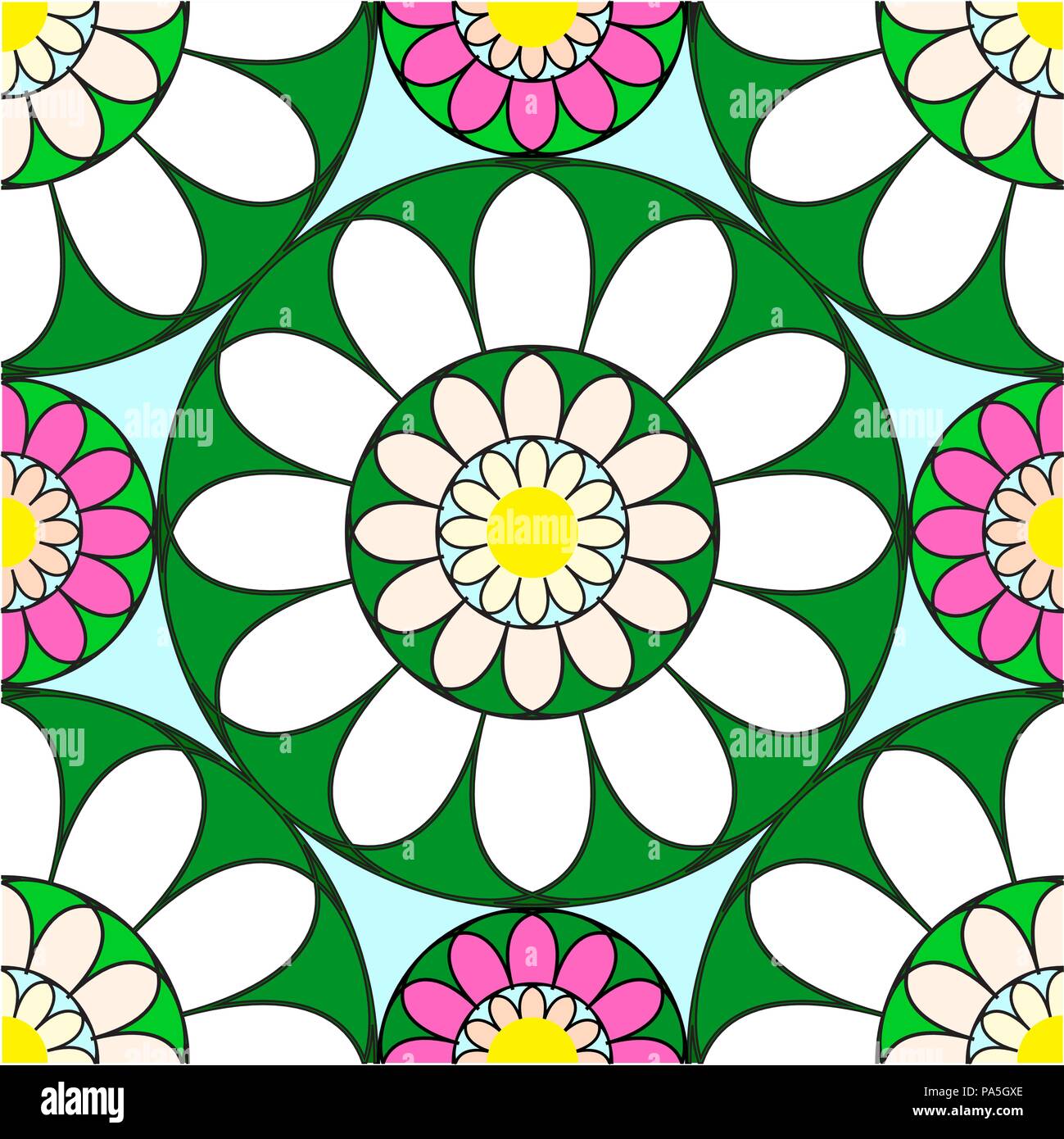 Floral Pattern Seamless Vector Stock Vector Image & Art - Alamy