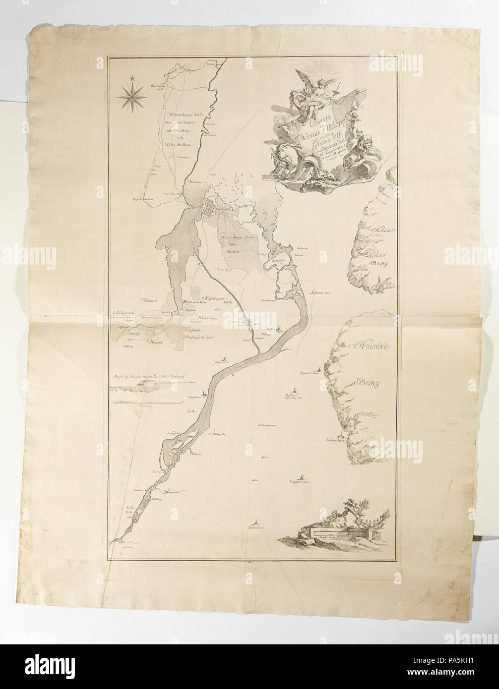 karta över hunneberg URI 145 Karta över Vänerns utlopp, med Trollhättan, Halleberg och karta över hunneberg URI 145 Karta över Vänerns utlopp, med Trollhättan, Halleberg och