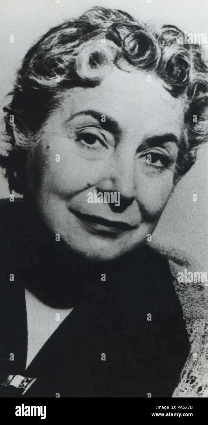 Margarida Xirgu Subirà (1888-1969), actriz de teatro. Stock Photo