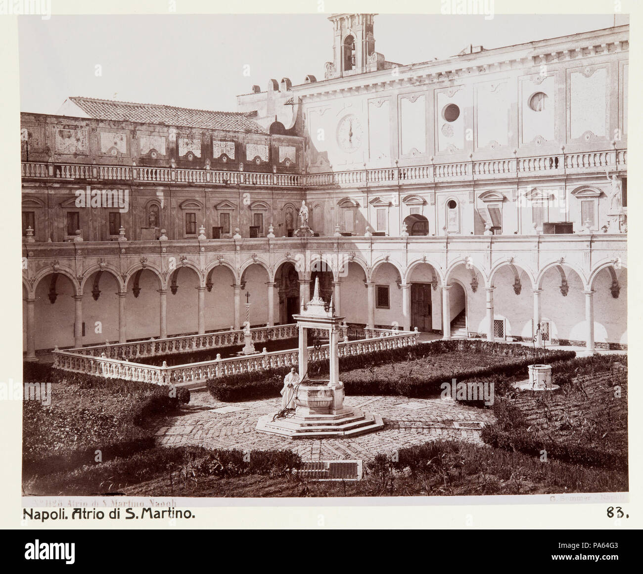 85 Fotografi av Atrio di S. Martino. Neapel, Italien - Hallwylska museet - 106842 Stock Photo