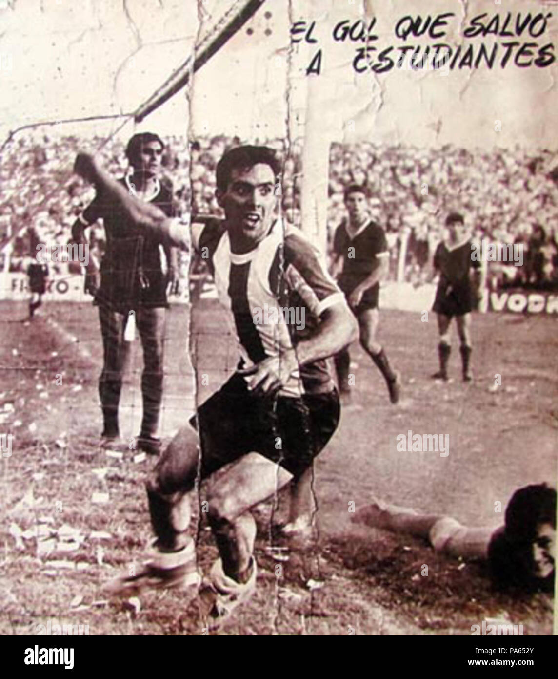 223 Rulli-Grito-Gol-Estudiantes-Lanús-1961 Stock Photo