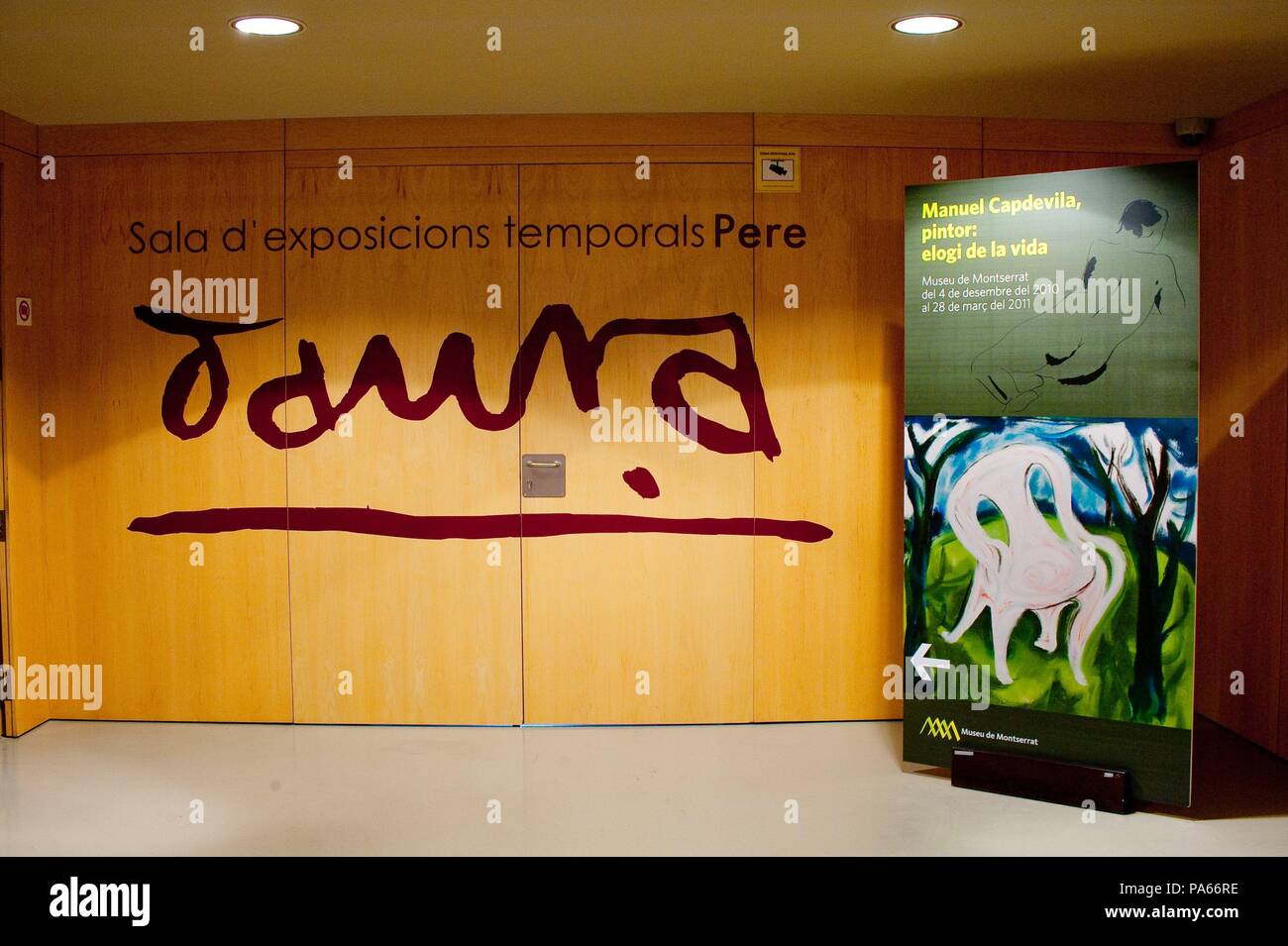 https://c8.alamy.com/comp/PA66RE/manuel-capdevila-pintor-elogi-de-la-vida-manuel-capdevila-painter-praise-of-life-2010-2011-exhibition-pere-daura-temporary-exhibition-room-entrance-monserrat-museum-museum-museo-de-monserrat-barcelona-catalua-espaa-PA66RE.jpg