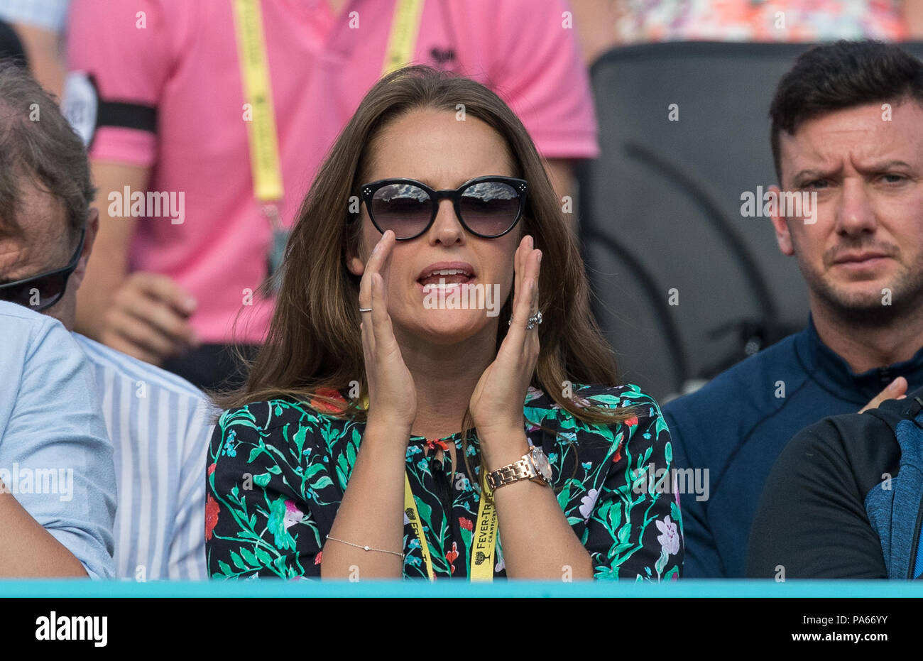 Queen's tennis tournament in London, United Kingdom Featuring Kim