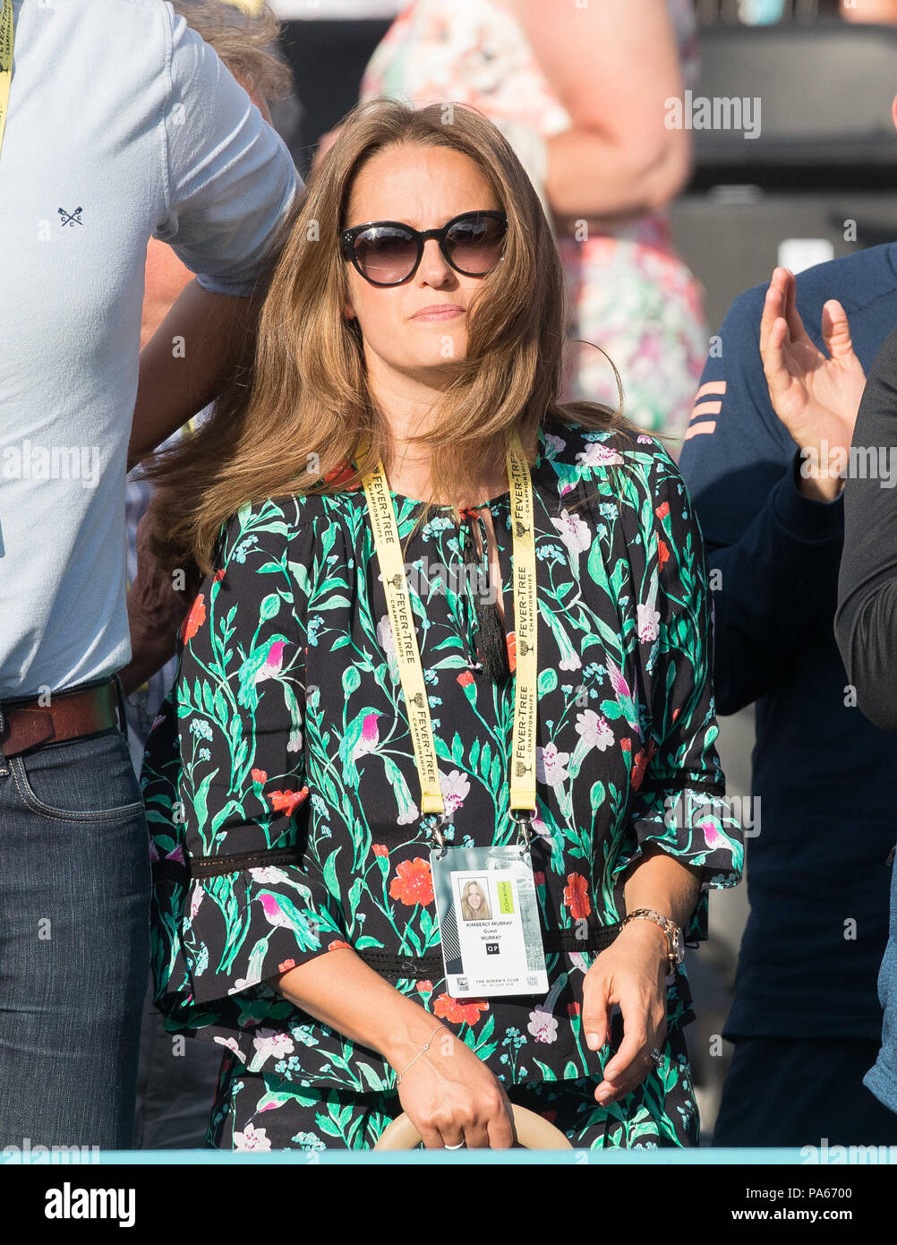 Queen's tennis tournament in London, United Kingdom Featuring Kim