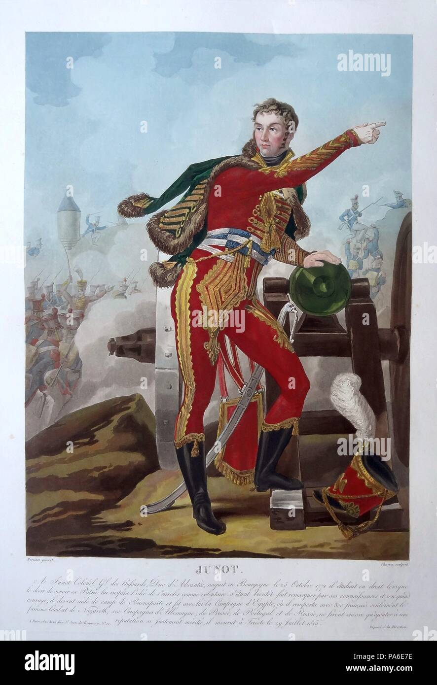 général Junot Duc d'Abrantès Stock Photo - Alamy