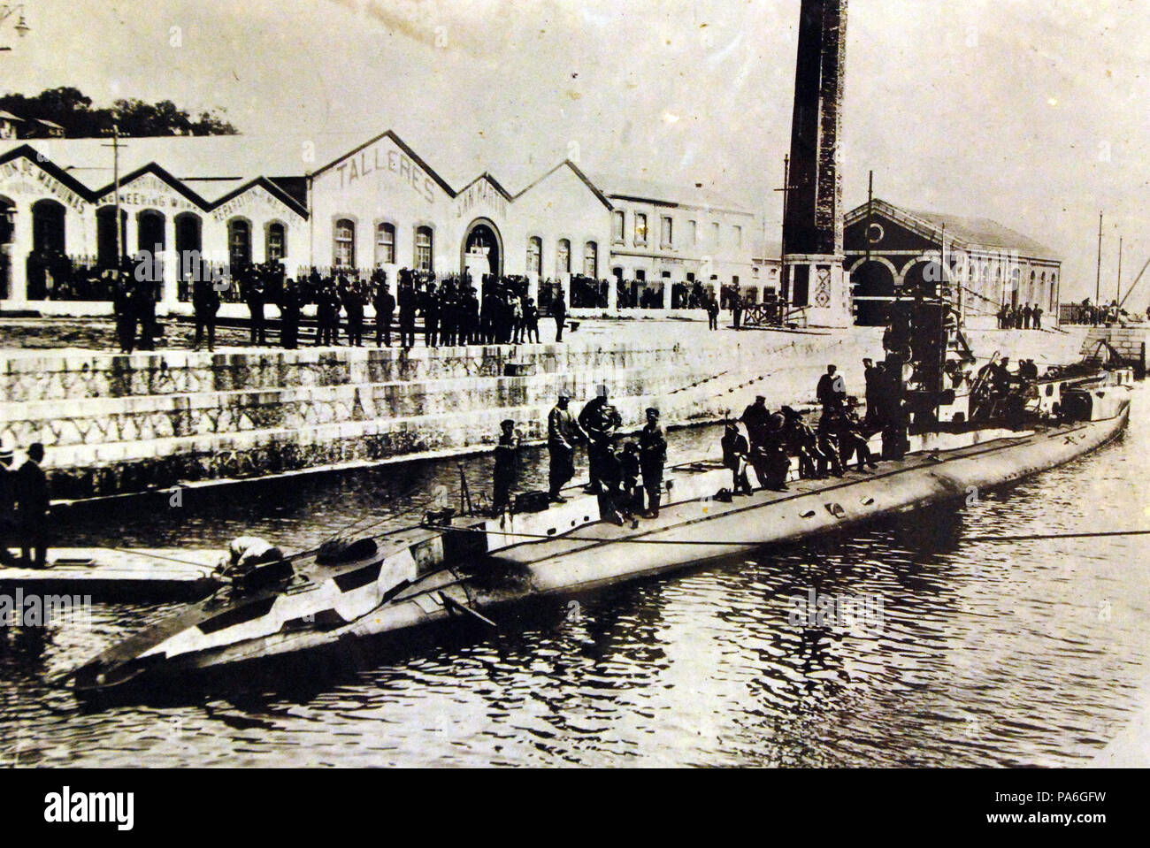 708 German UC-56 U-boat (27858471034) Stock Photo