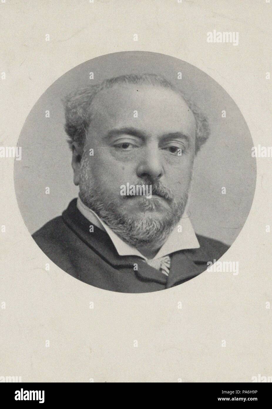 Portrait of the composer Emmanuel Chabrier (1841-1894). Museum: PRIVATE COLLECTION. Stock Photo