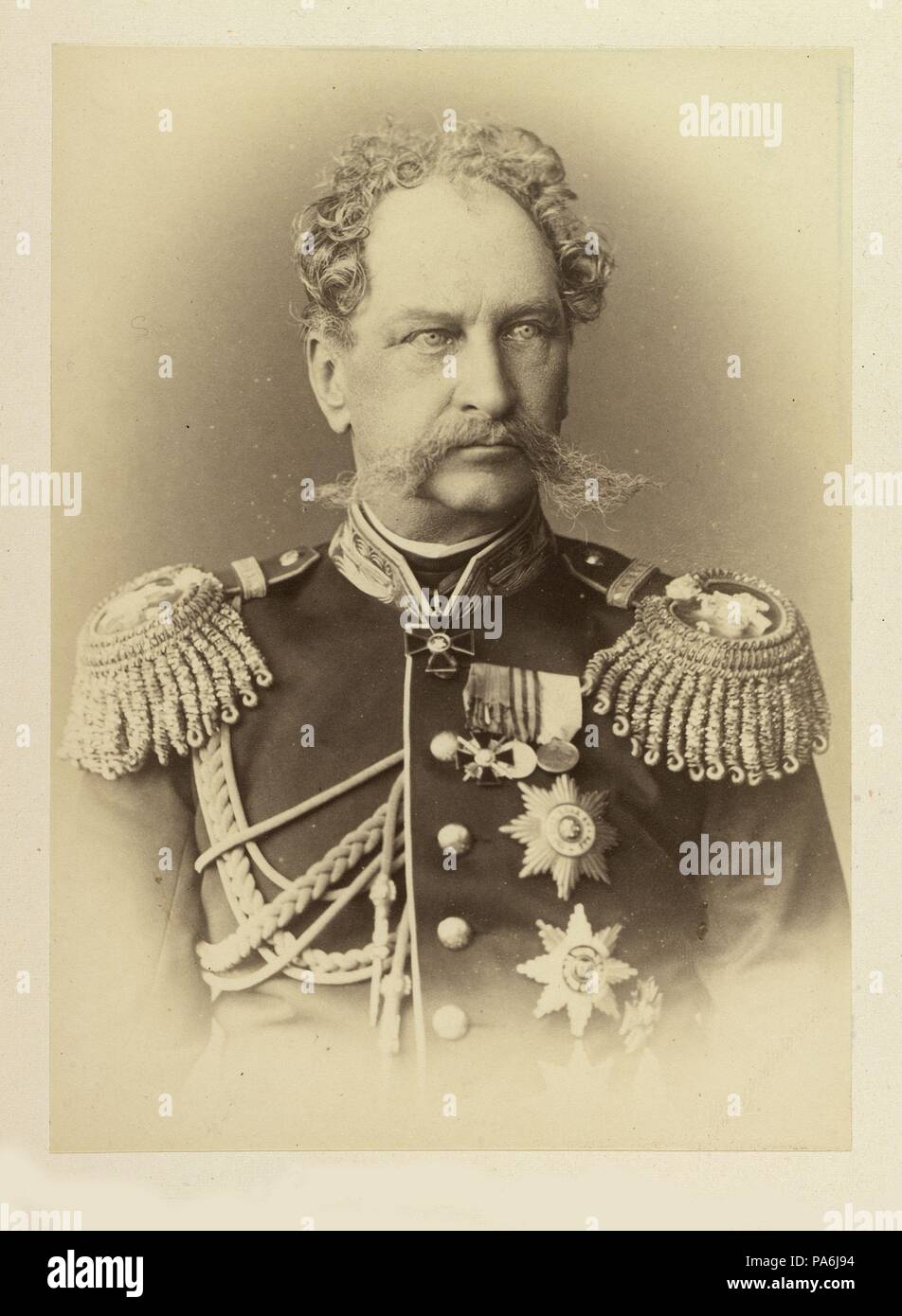 Portrait of General Count Vasily Alekseevich Perovsky (1794-1857). Museum: Russian State Film and Photo Archive, Krasnogorsk. Stock Photo
