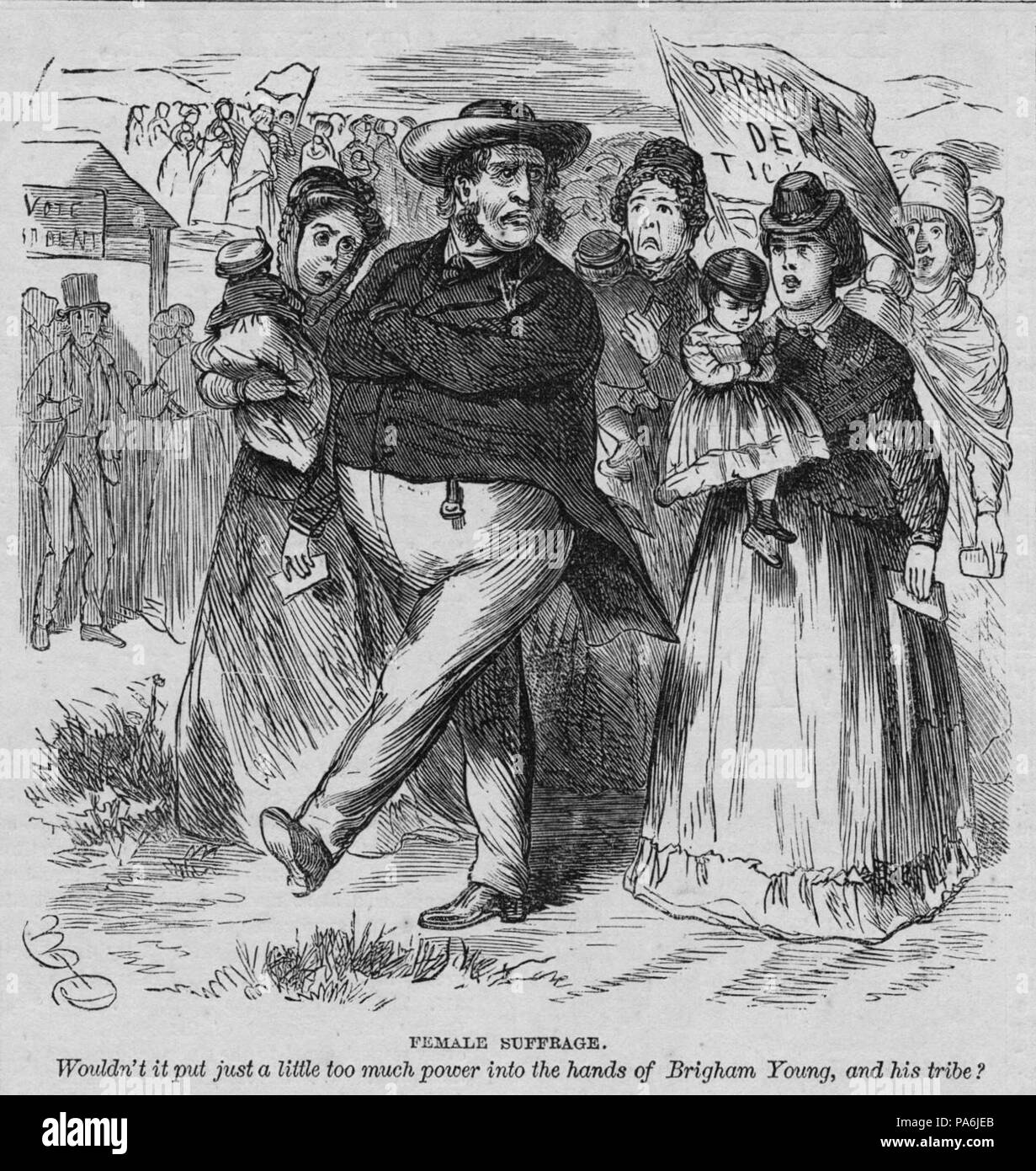 Womens suffrage female political Black and White Stock Photos & Images ...
