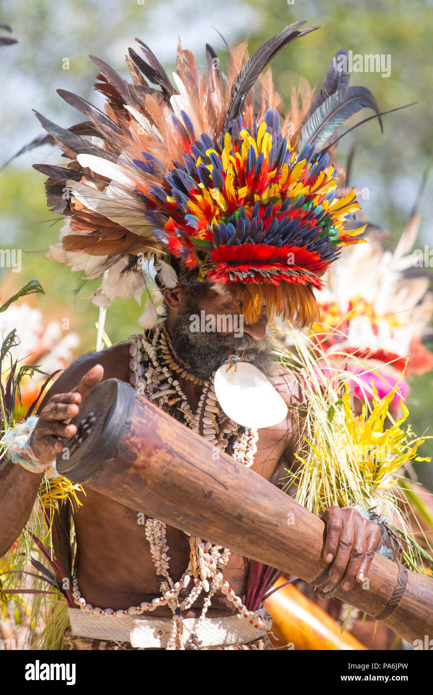 Tufi village, Papua New Guinea Stock Photo