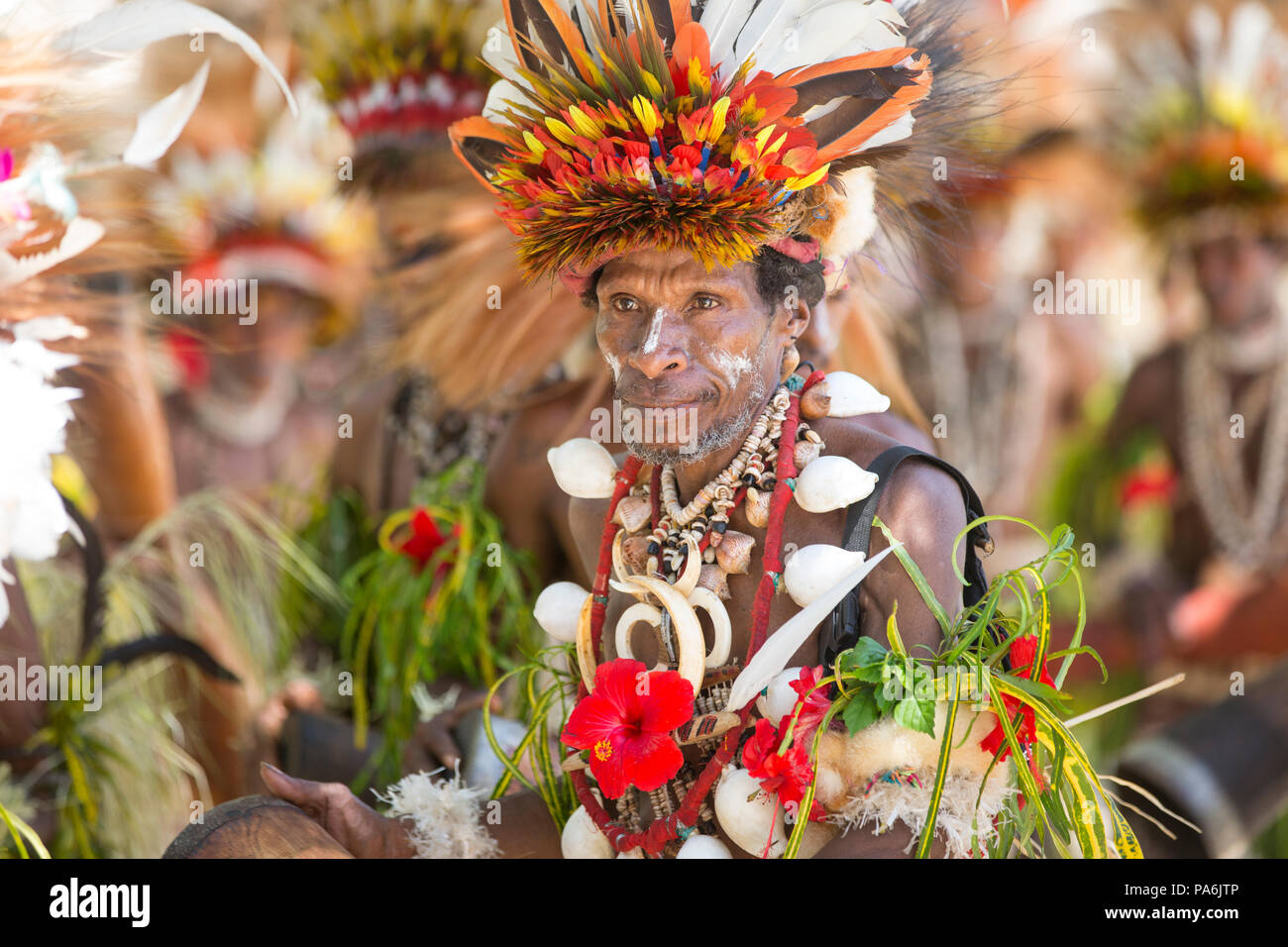 Tufi village, Papua New Guinea Stock Photo