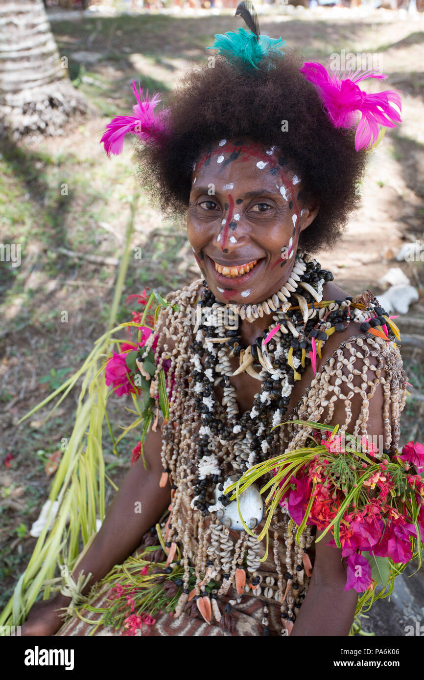 Tufi village, Papua New Guinea Stock Photo