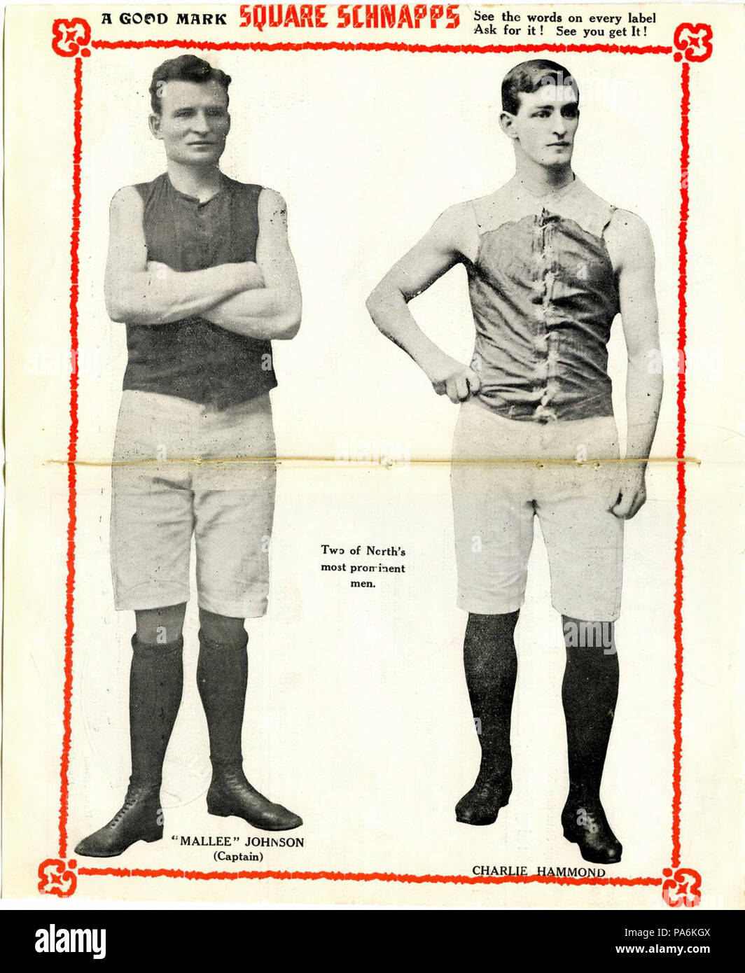 704 George Johnson and Charlie Hammond 1910 Stock Photo