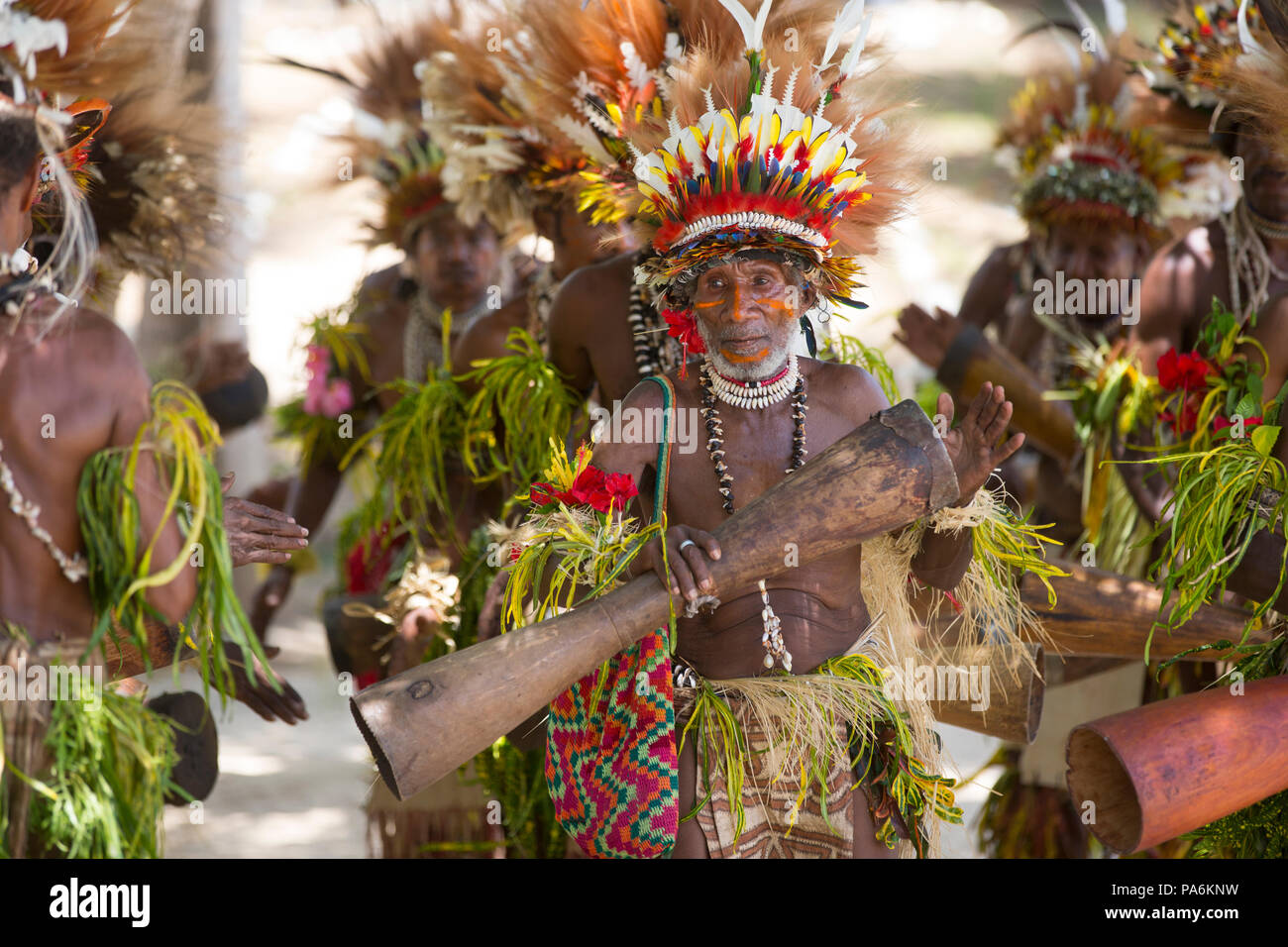 Tufi village, Papua New Guinea Stock Photo