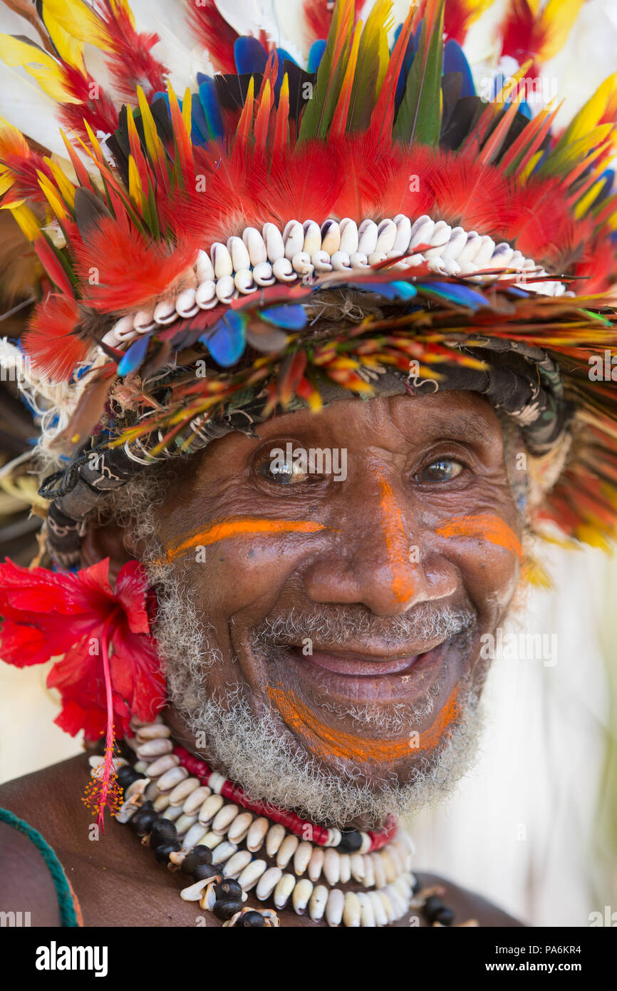 Tufi village, Papua New Guinea Stock Photo