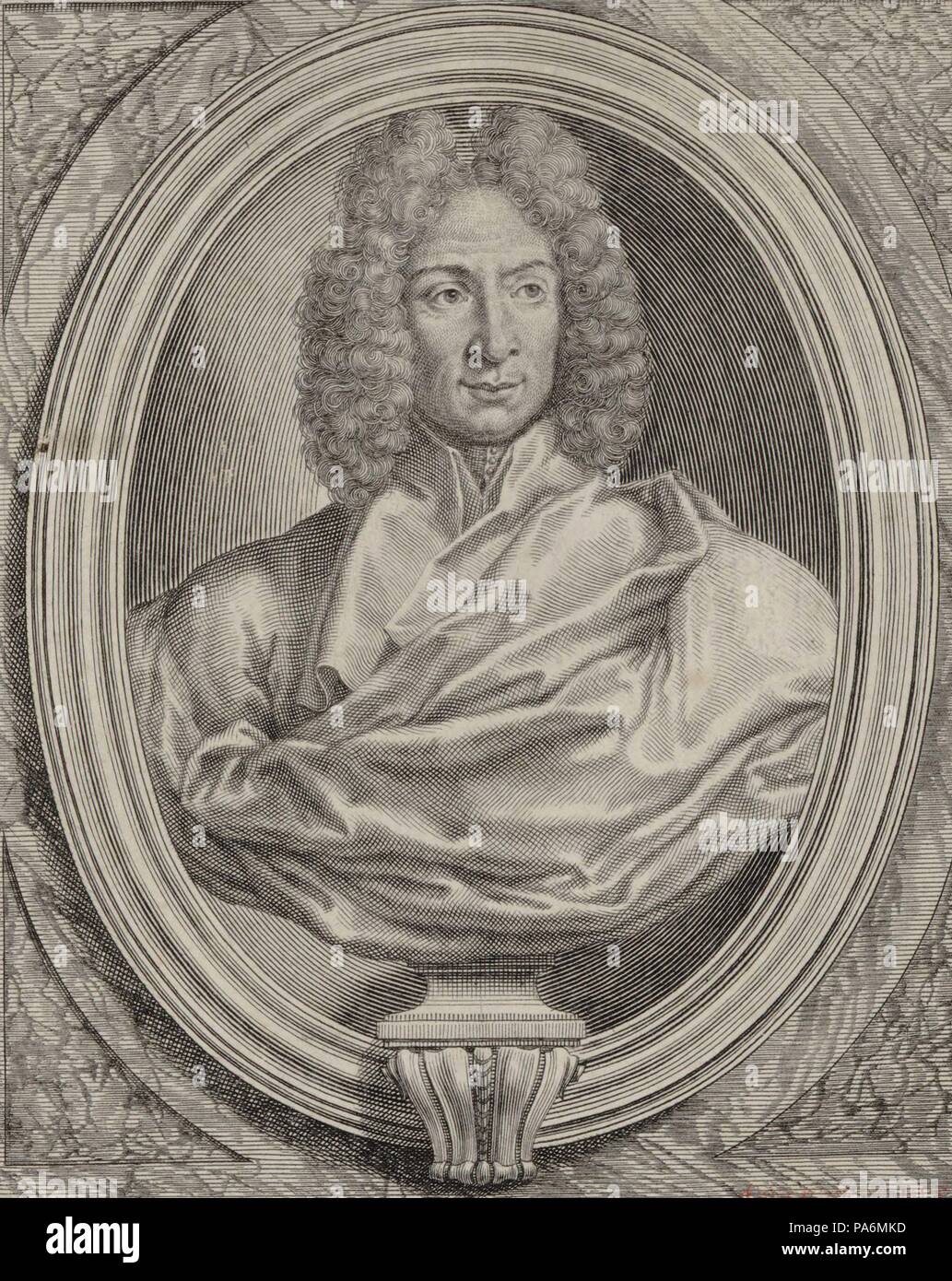 Portrait of the composer Arcangelo Corelli (1653-1713). Museum: PRIVATE COLLECTION. Stock Photo