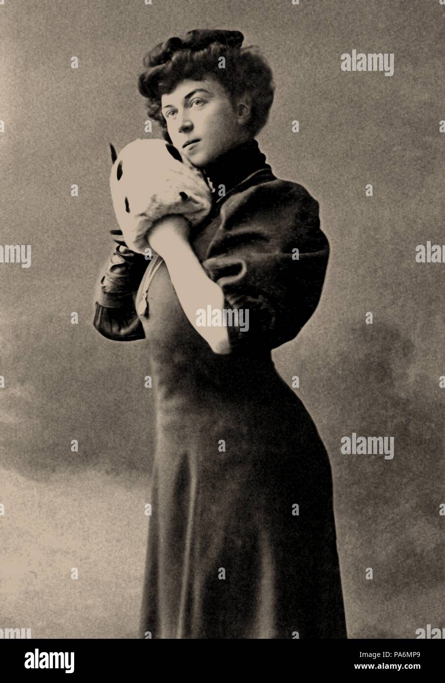 Portrait of Alexandra Mikhailovna Kollontai (1872-1952). PRIVATE Stock Photo - Alamy