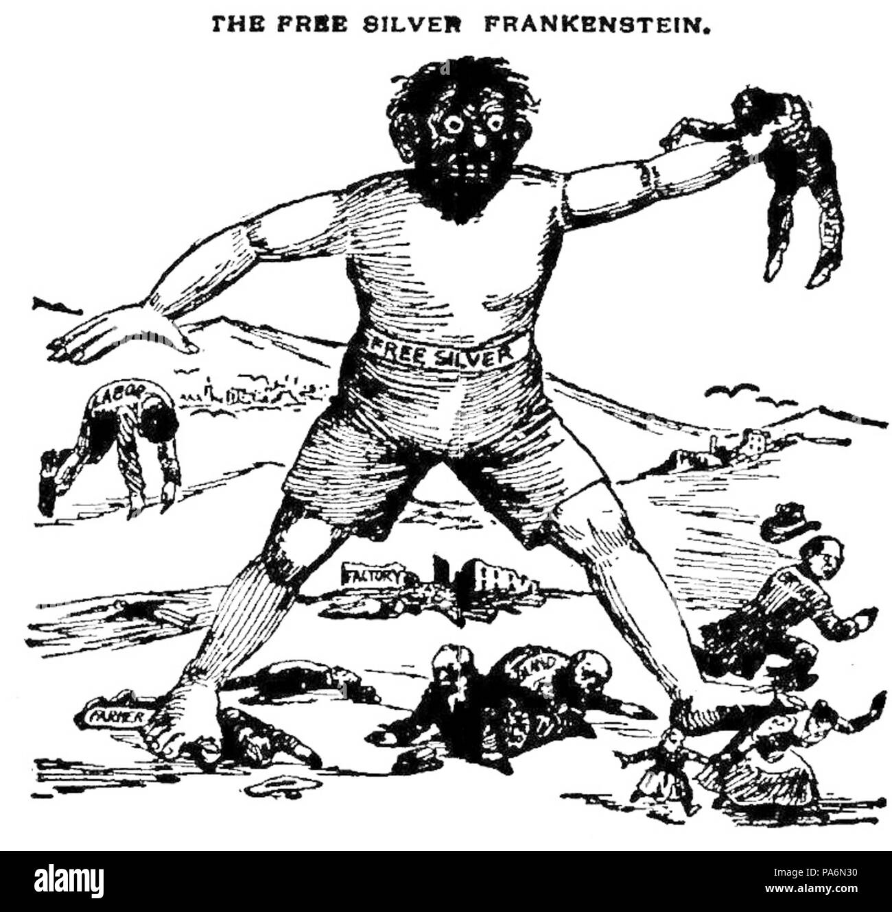 Frankenstein monster art hi-res stock photography and images - Alamy