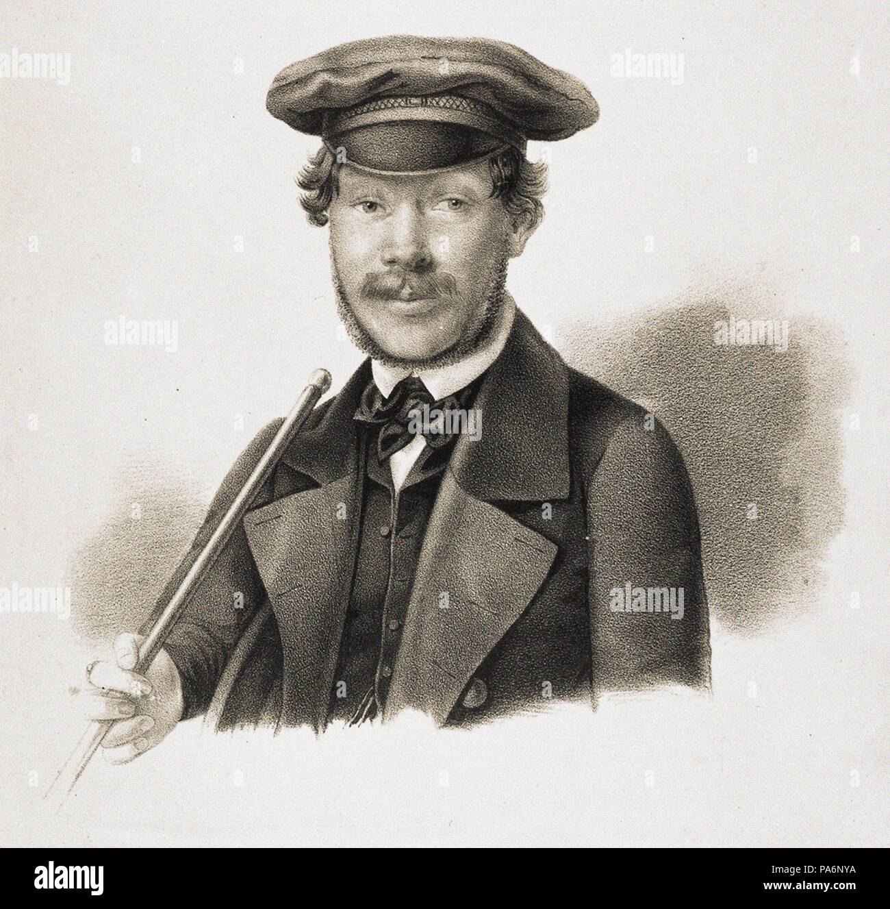 Portrait of the author Sergei Alexandrovich Sobolevsky (1803-1870 ...