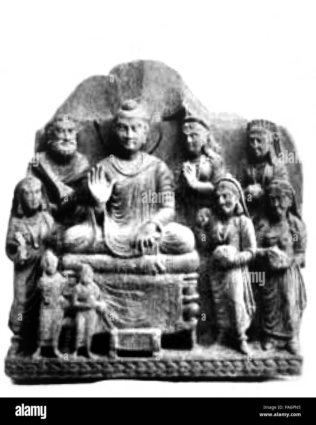 530 Dharmarajika Offerings to Buddha after enlightenment Stock Photo