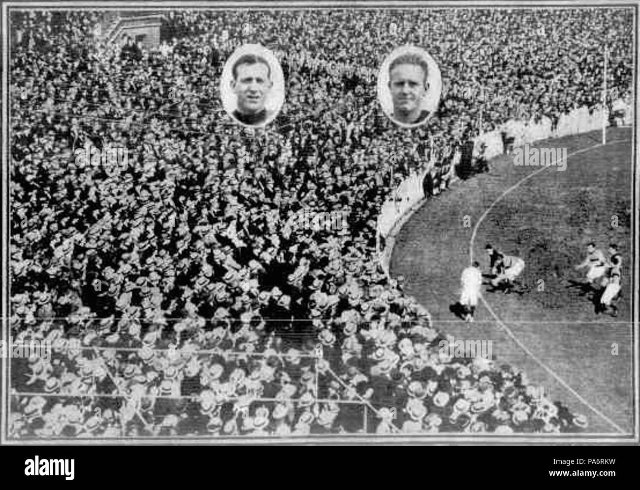 4 1924 Victorian Football Championship Stock Photo Alamy