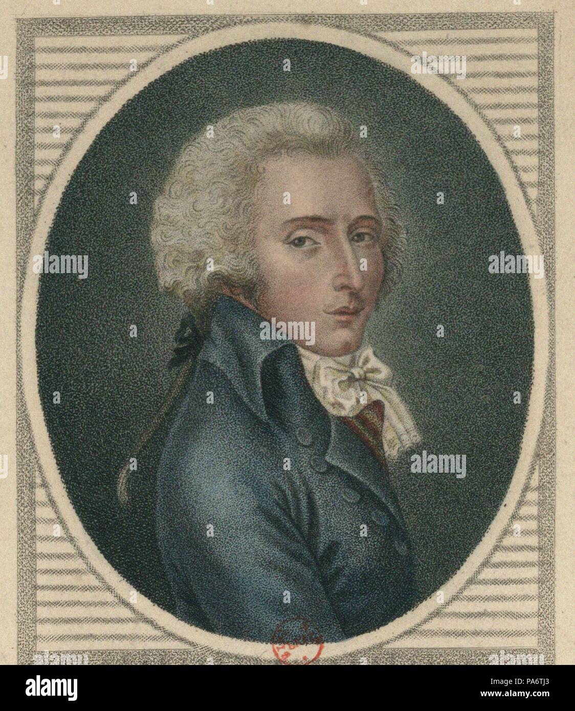 Alexandre, de Beauharnais (17601794). Museum PRIVATE COLLECTION Stock Photo Alamy