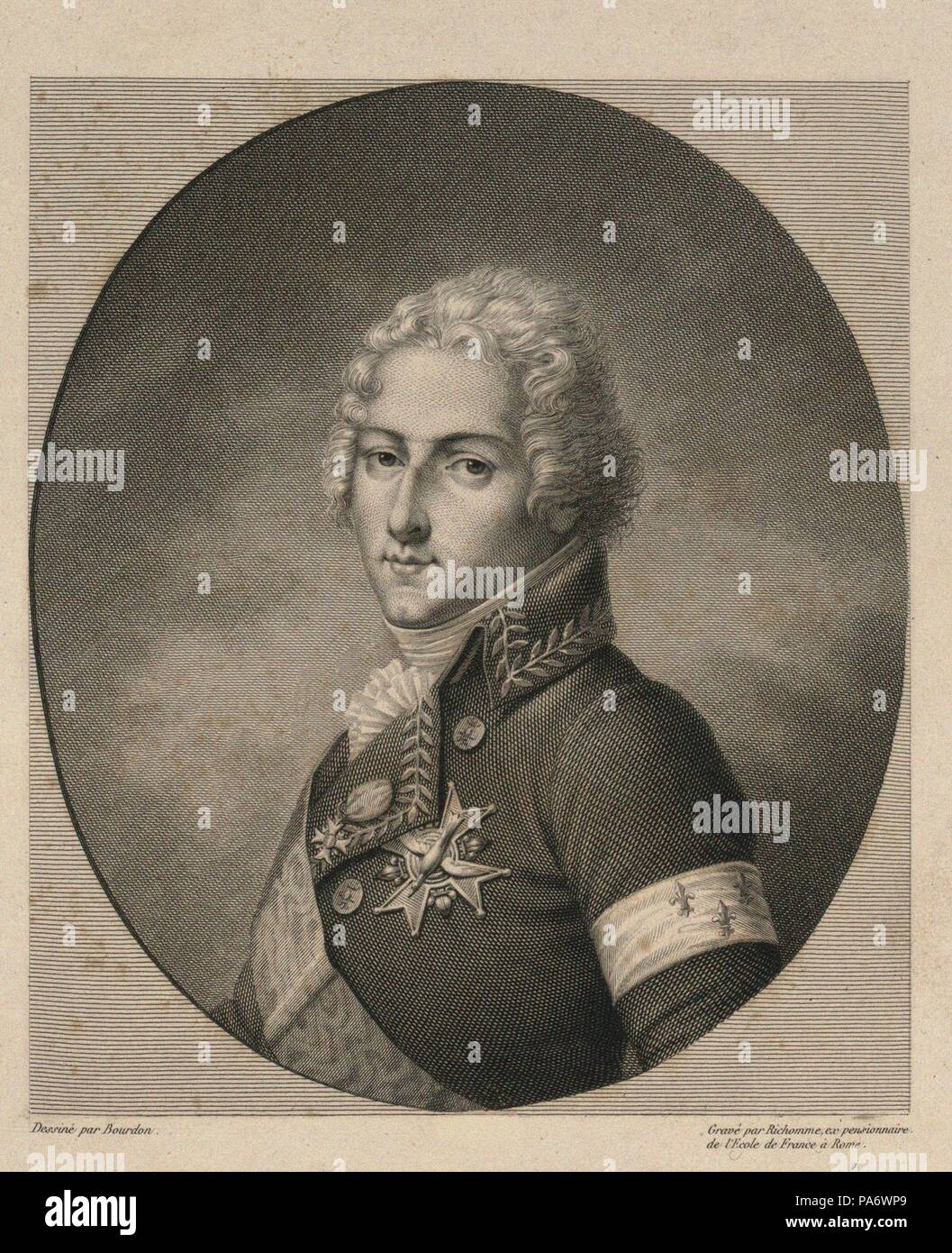 Louis Antoine de Bourbon, Duke of Enghien (1772-1804). Museum: PRIVATE COLLECTION. Stock Photo
