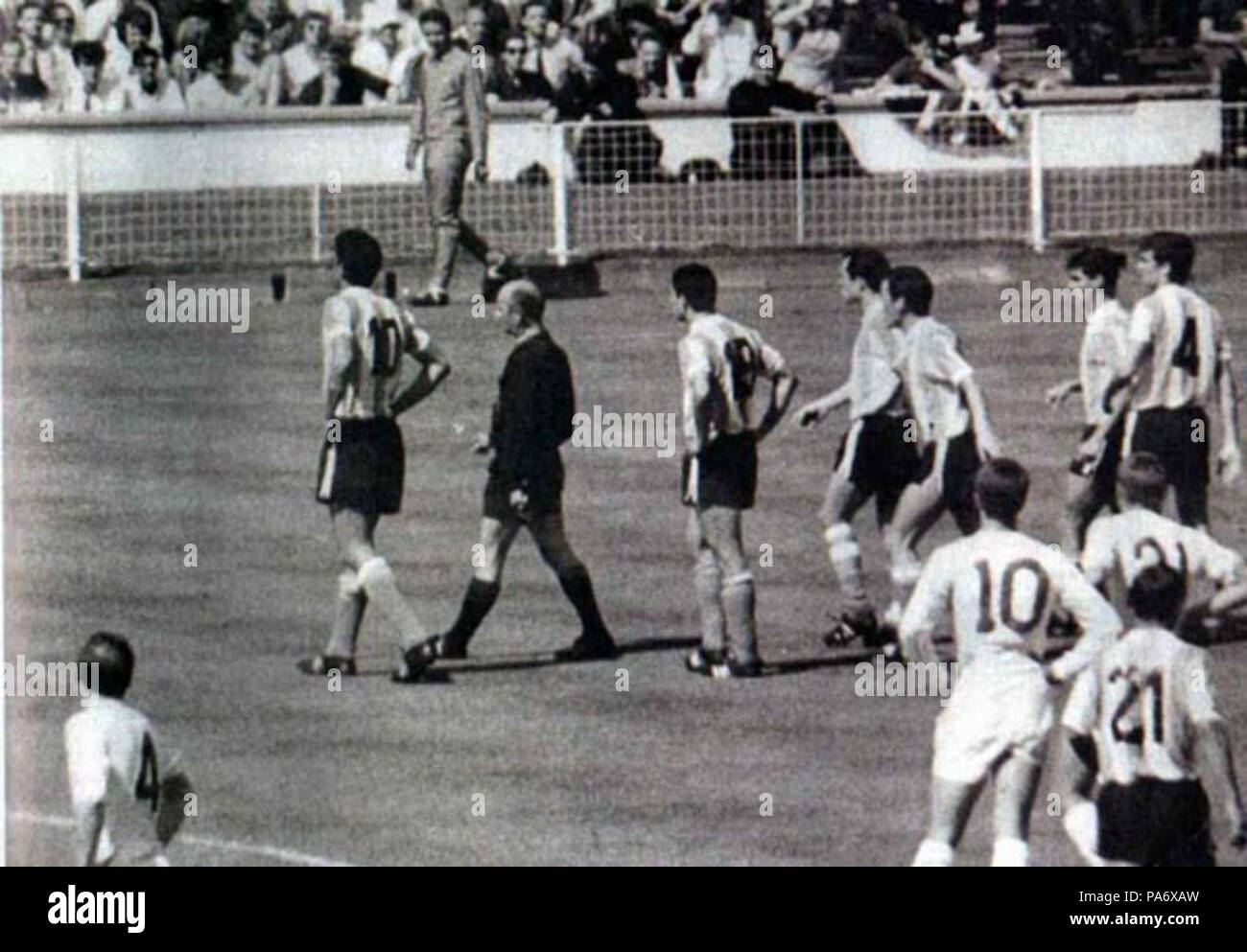 23 Argentina 1966 rattin Stock Photo
