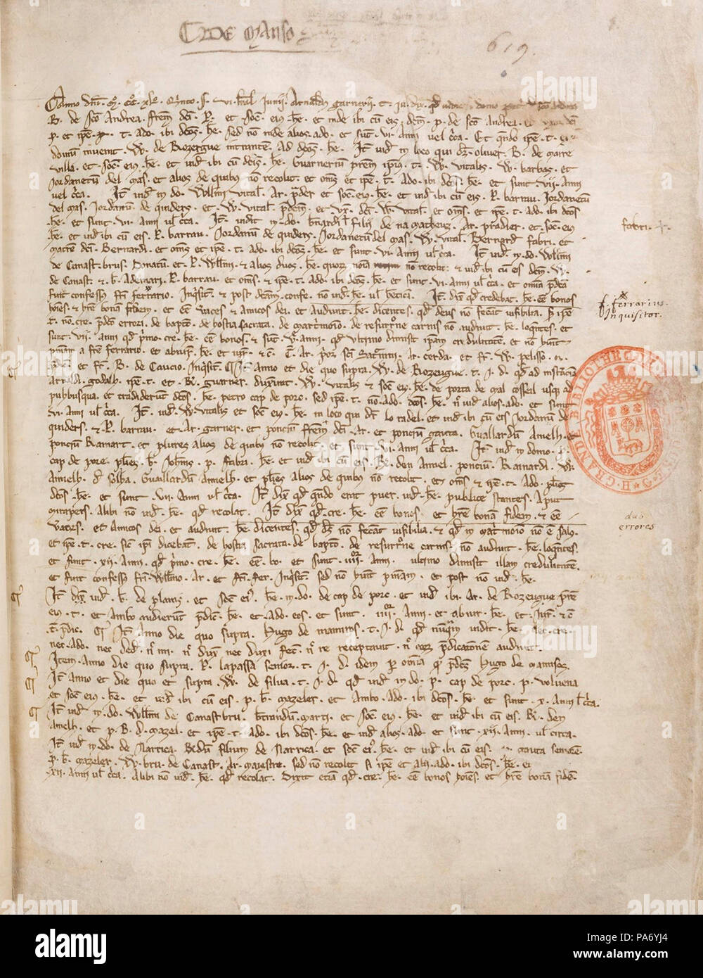 Registre De Bernard De Caux – Pamiers 1246-1247 – Jean Duvernoy, Comme Neuf
