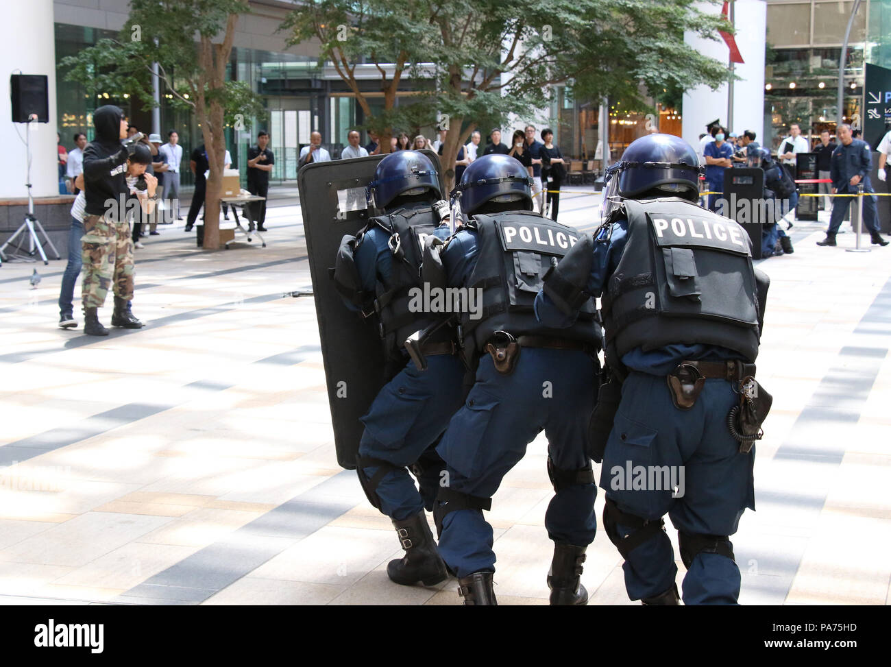 Police swat team exercise anti hi-res stock photography and images - Alamy