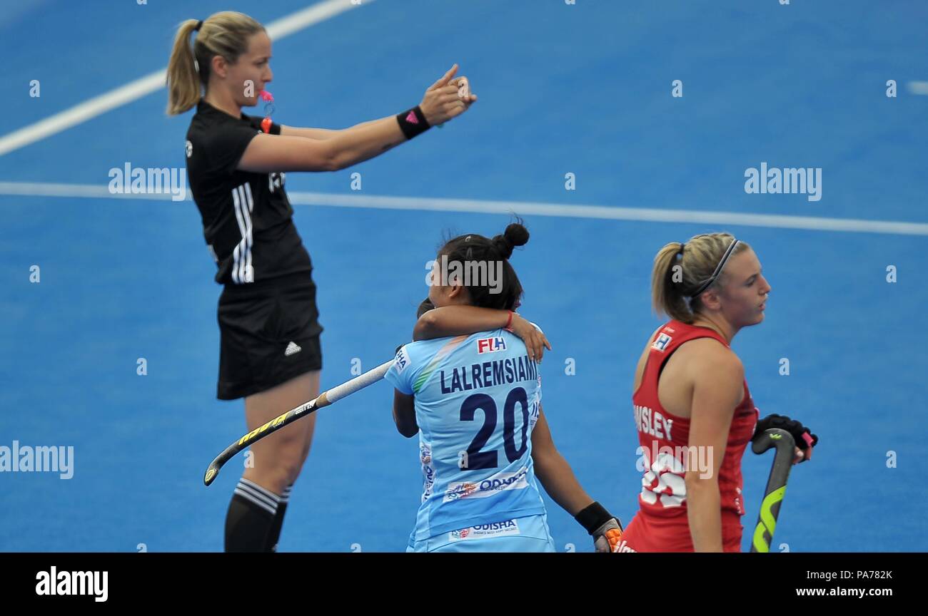 Field hockey umpires worked with AXIWI at European Championship