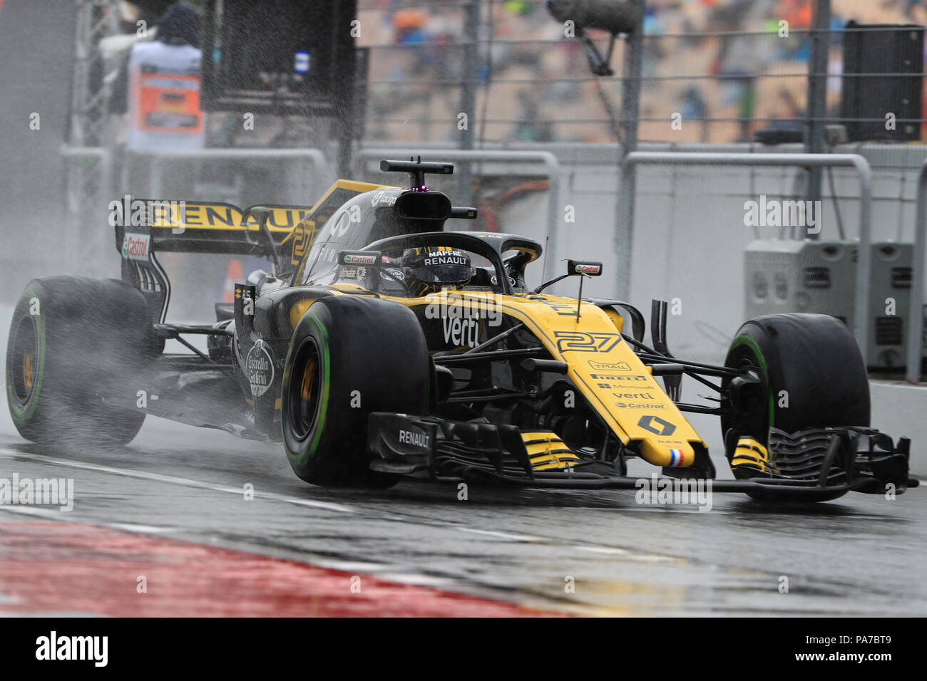 Hockenheimring Hockenheim Germany 21st July 2018 German Formula One Grand Prix Qualification Renault Sport F1 Team Nico Hulkenberg Credit Action Plus Sports Alamy Live News Stock Photo Alamy