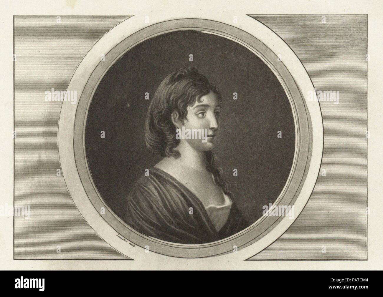 Cécile Aimée Renault (1774-1794). Museum: PRIVATE COLLECTION. Stock Photo