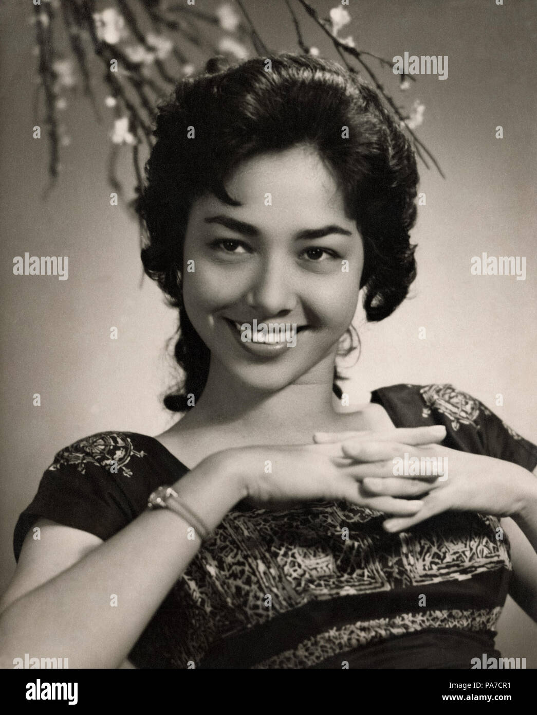 172 Mieke Wijaya, c. 1960, from Tati Photo Studio Stock Photo
