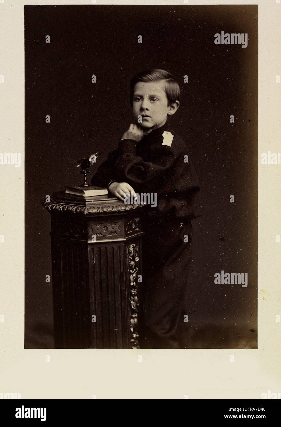 Portrait of Grand Duke Vyacheslav Constantinovich of Russia (1862-1879). Museum: Russian State Film and Photo Archive, Krasnogorsk. Stock Photo