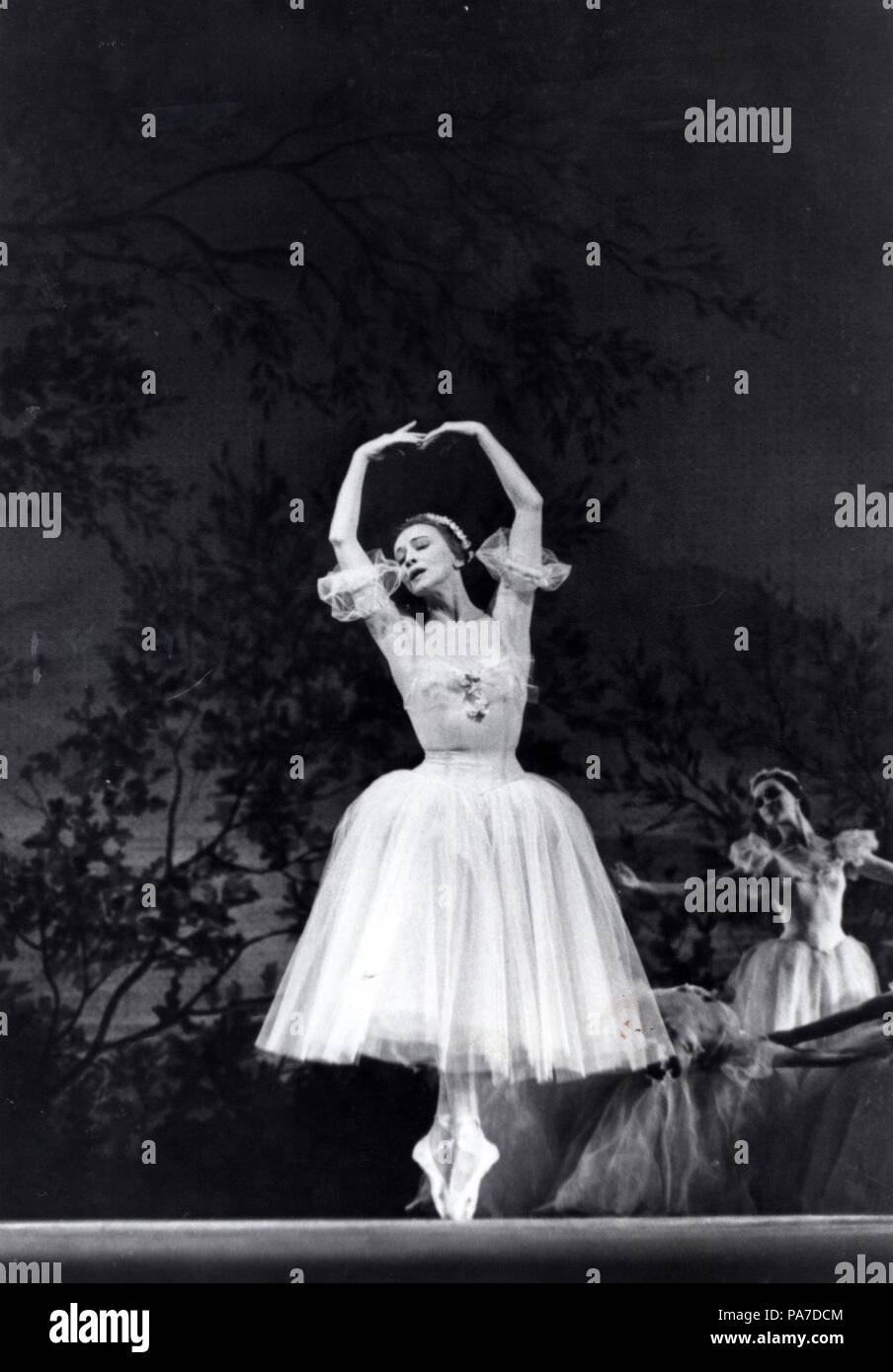 Galina Ulanova in the ballet Les Sylphides. Museum: Bolshoi Theatre Museum, Moscow. Stock Photo