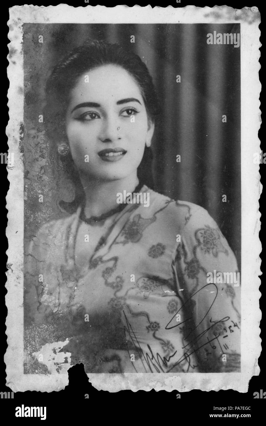 186 Nurnaningsih headshot, 1954 Stock Photo