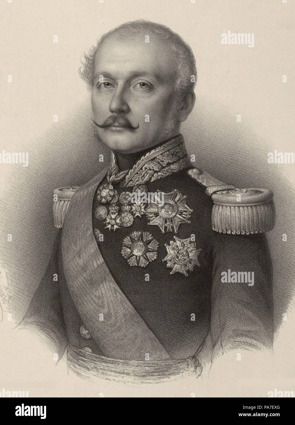 General Nicolas Oudinot (1791-1863), duc de Reggio. Museum: PRIVATE COLLECTION. Stock Photo